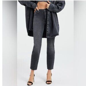 Good American Good Classic High Rise Ankle Jeans Size 14/32